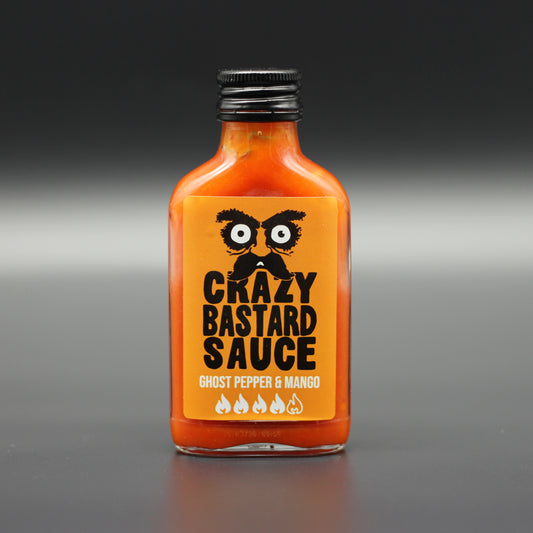 🔥Crazy Bastard Ghost Pepper Mango Sauce 100 ml🔥