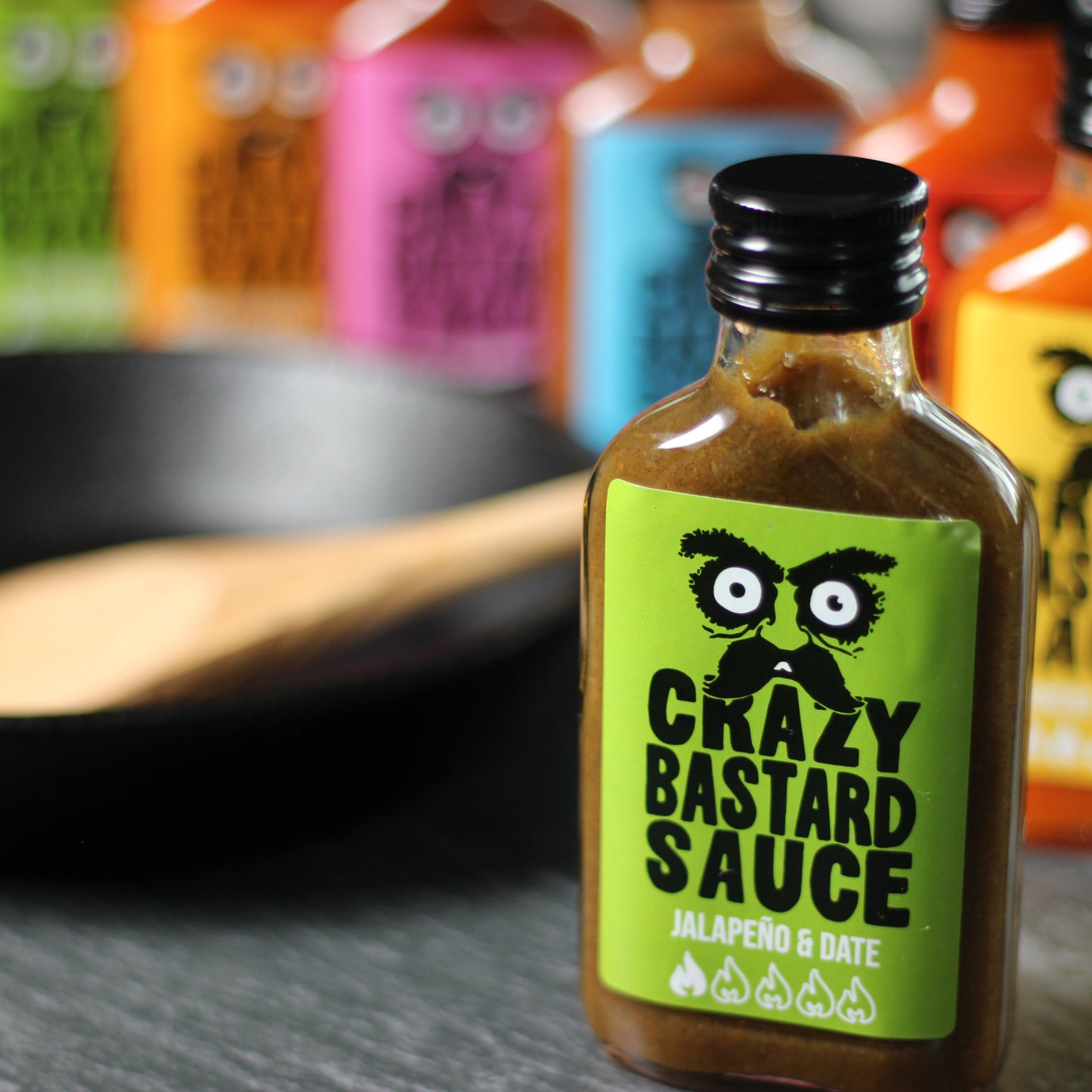 🔥Crazy Bastard Sauce Jalapeño & Dattel 100ml🔥