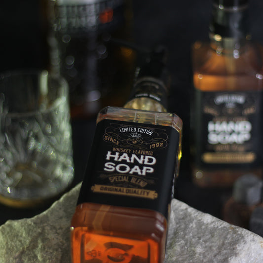 🧼 SPECIAL BLEND – Handseife im Whiskey-Look für echte Charakterköpfe 🥃