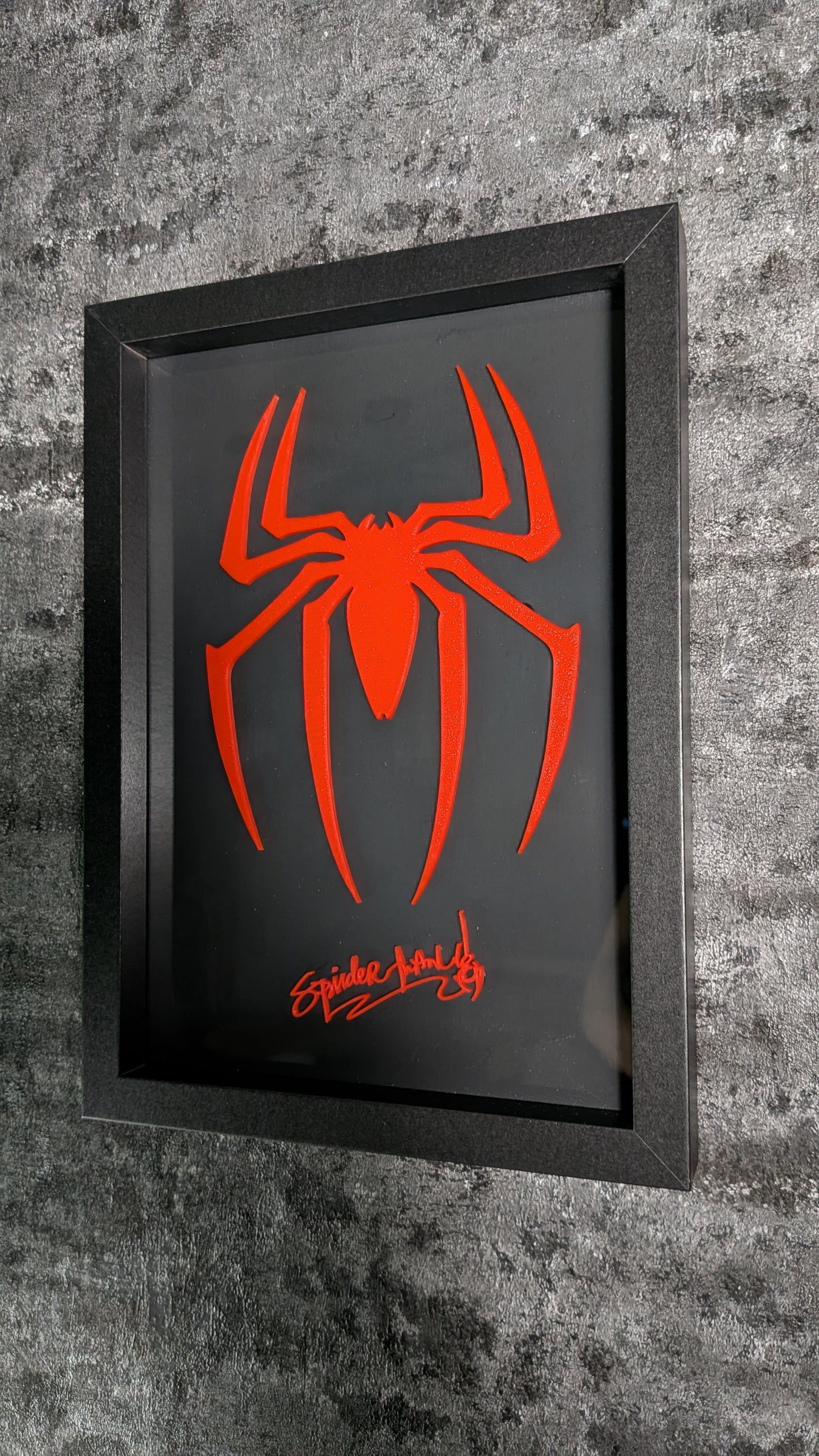 Spinne 3D Druck Österreich Steiermark Austria Bilderrahmen Wall-Art