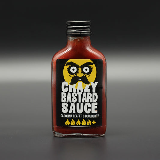Crazy Bastard Carolina Reaper &amp; Blueberry Sauce – Wenn Dessert auf Dämon trifft!