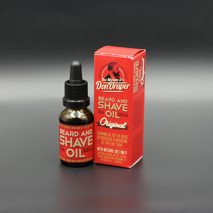 🧔♂️ Don Draper Beard &amp; Shave Oil – Pflege trifft Rasierkultur