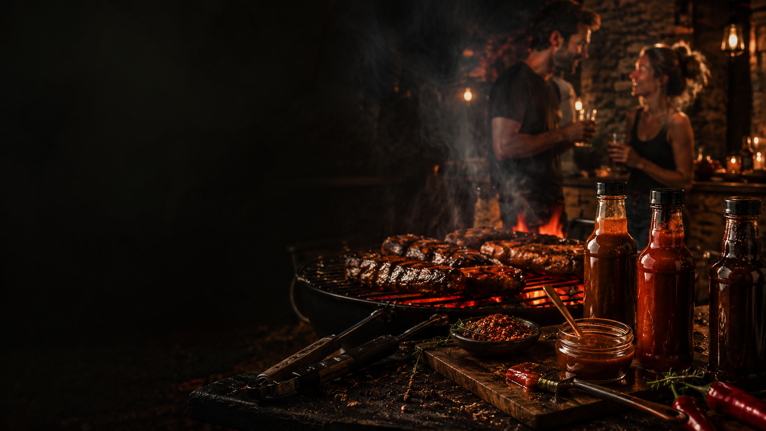 Grillen Sauverin Kochen Saucen Freude Freunde