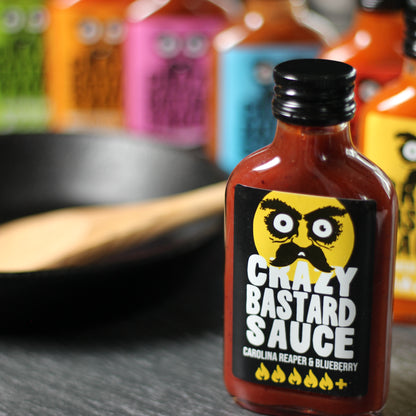 🔥Crazy Bastard Carolina Reaper & Blueberry Sauce 100 ml🔥