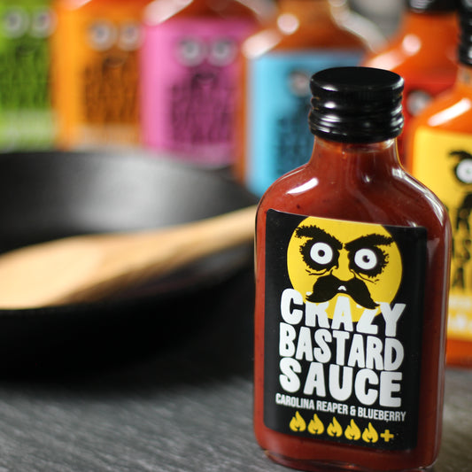 🔥Crazy Bastard Carolina Reaper & Blueberry Sauce 100 ml🔥