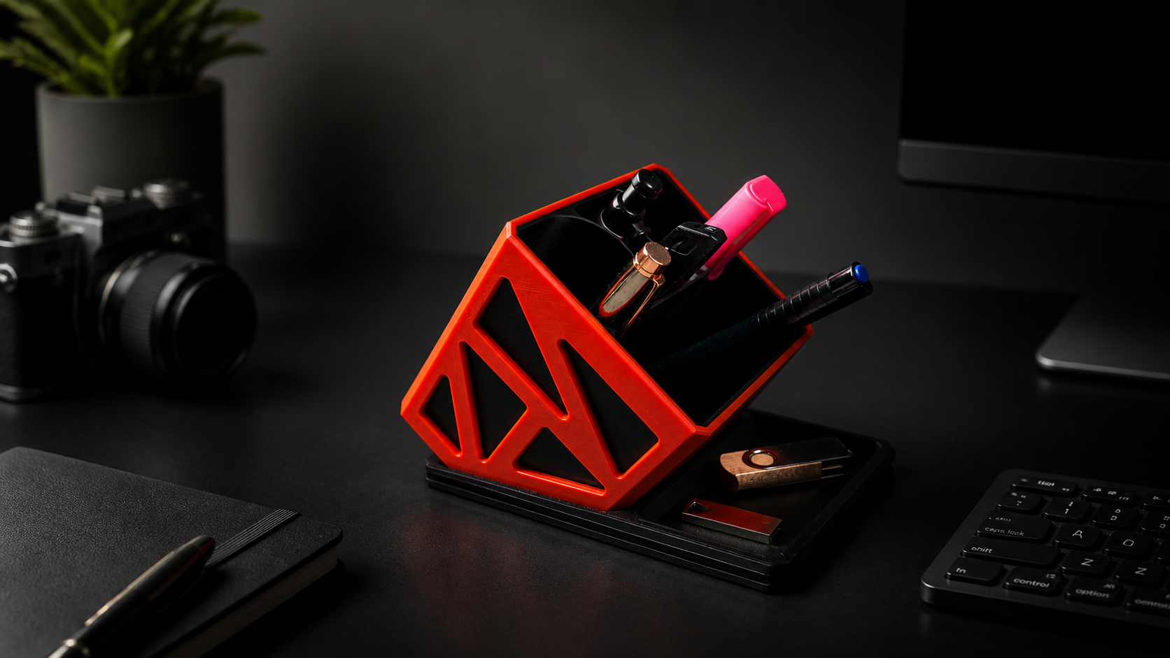 Red Desktop DropZone Organizer OddyForge OddySphere