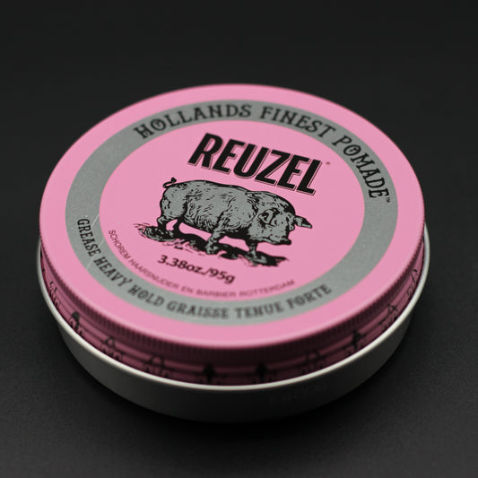 Reuzel Grease Heavy Hold Pink – Der Klassiker mit Kaugummi-Kick (95 g)