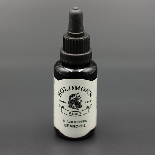 🧔♂️ Solomon’s Beard Oil Black Pepper – Italienische Bartpflege mit Stil